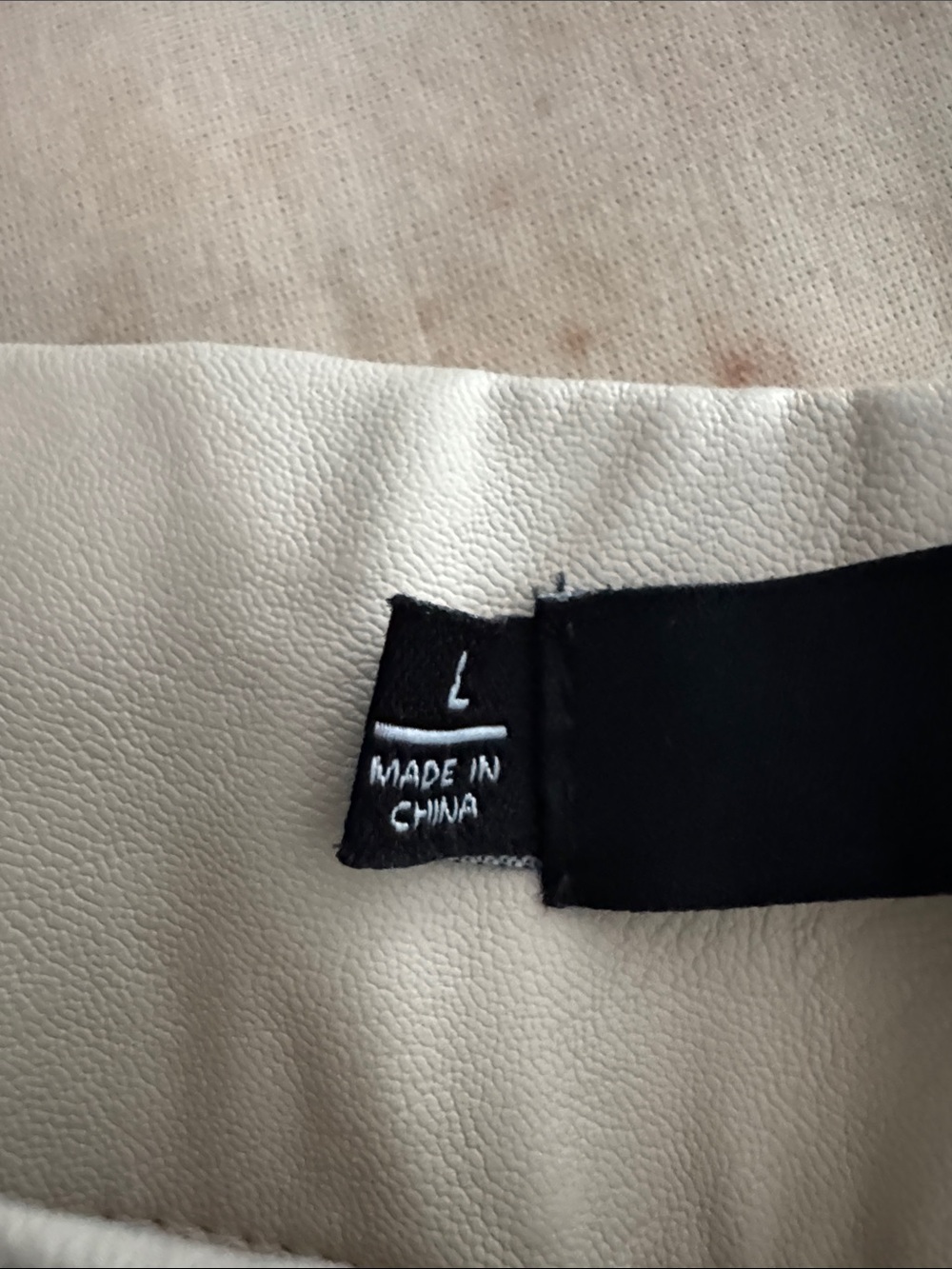 BBJ Los Angeles High-Rise Paperbag Tapered Belted Trousers - Cream - Picture 4 of 4